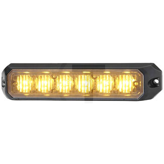 HELLA Flitslamp LED 12 / 24 V oranje, 6 LED's, DEUTSCH-stekker