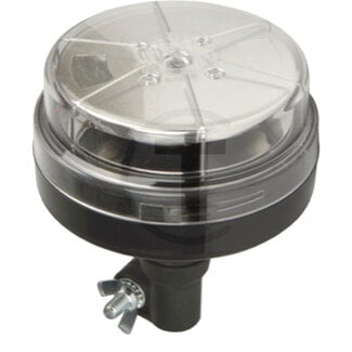 Flashing lamp LED 10 - 30 V, Ø 147,2 mm, height 75,7 mm, push-on pin