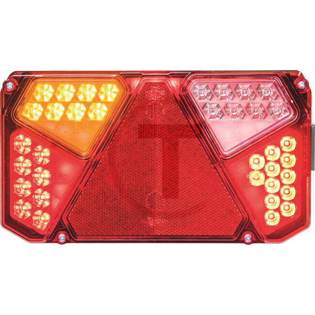 GRANIT LED rear light - Dimensions W x H x D: 242 x 134 x 37 mm - 1013/IP68*