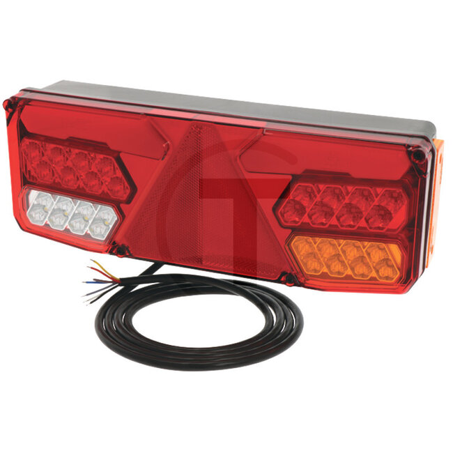 GRANIT Achterlicht LED - 70799520 | Afmetingen B x H x D: 350 x 131 x 18 mm