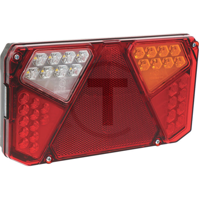 GRANIT LED rear light Right - Dimensions W x H x D: 242 x 134 x 37 mm - 1016/IP68*