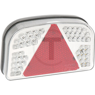 GRANIT LED rear light Left - Dimensions W x H x D: 244 x 148 x 48 mm