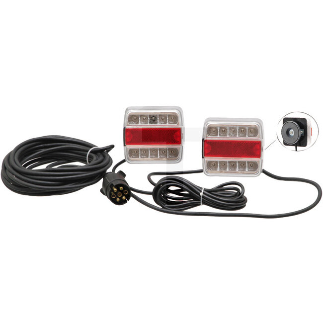 GRANIT Magnetic LED light set - Dimensions W x H x D: 106 x 98 x 36 mm