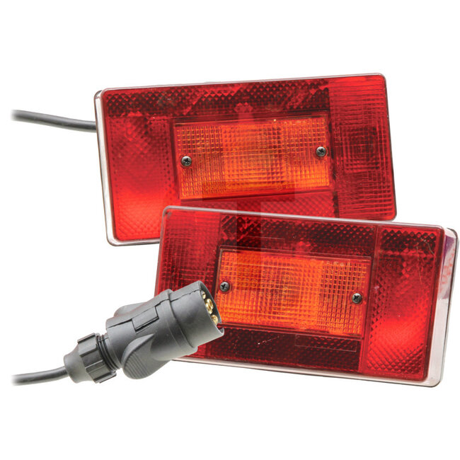 GRANIT Trailer lighting set - Dimensions W x H x D: 190 x 105 x 55 mm - FP.41.976