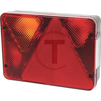 GRANIT Rear light - Dimensions W x H x D: 188 x 135 x 51 mm