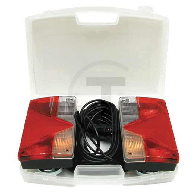 GRANIT Trailer lighting set - Dimensions W x H x D: 217 x 138 x 61 mm - FP.84.V72