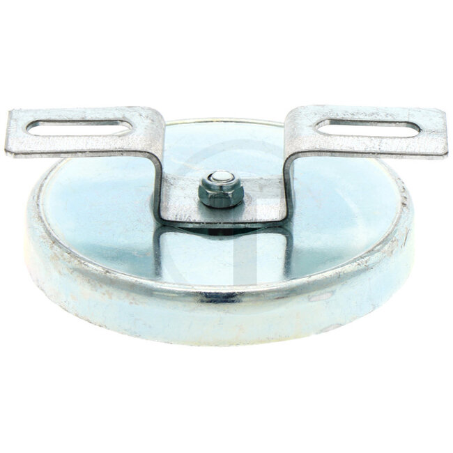 GRANIT Magnet einfach Ø 76,0 mm, Stahl Haube und Universalhalter, verzinkt | 43828
