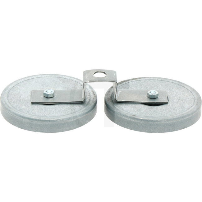GRANIT Magneet dubbel, stalen kap en universele houder | 43829