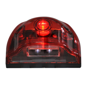 GRANIT Kennzeichenleuchte LED 12 - 24 V, Lochabstand 70 mm, rot