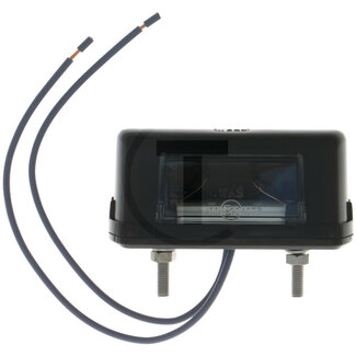 GRANIT Kennzeichenleuchte 12 / 24 V, Lochabstand 45 mm, Kabel 0,75 mm²