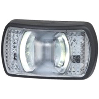 GRANIT LED Positionsleuchte weiß 12/24 V, 71 x 42 x 25 mm, Kabel 500 mm
