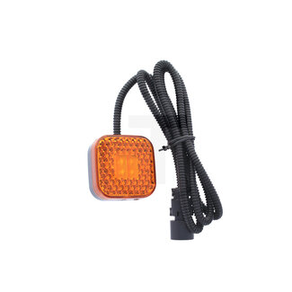 GRANIT Zijmarkeringslicht LED 65 x 65 x 29,5 mm, geel, 24 V, inbouw