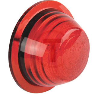 GRANIT Lens red LED Ø 55 mm, height 22 mm, 12 / 24 V, cable 330 mm