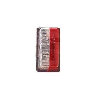 Vignal Streuscheibe rot, weiß rechteckig 96 x 39,5 x 37,8 mm