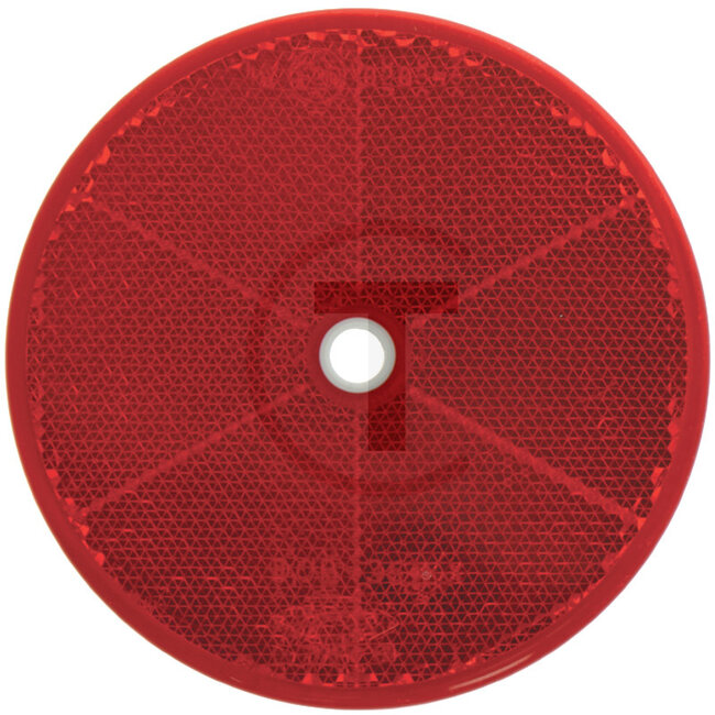 GRANIT Rückstrahler - Farbe: rot, Bohrung-Ø: 6,0 mm, Gesamt-Ø: 84 mm - 2274011-SAP, 843, 20.20.09