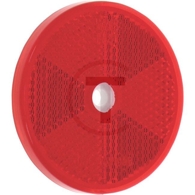 GRANIT Reflector red Ø 61 mm, bore Ø 5,2 mm, screwed | 300003000, 170165, P040.06, 843, 20.20.06