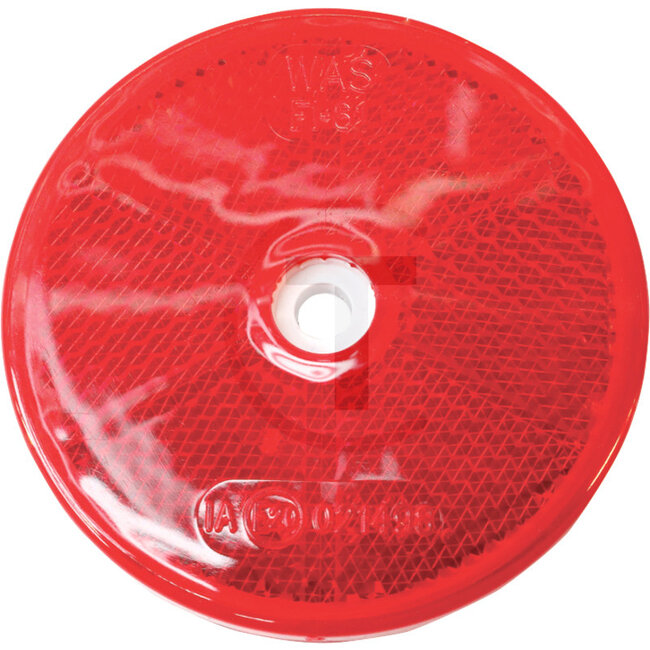 GRANIT Reflector red Ø 61 mm, bore Ø 5,2 mm, screwed | 300003000, 170165, P040.06, 843, 20.20.06
