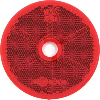 GRANIT Reflector - Kleur: rood, Borings-Ø: 5,2 mm, Totaal-Ø: 61 mm
