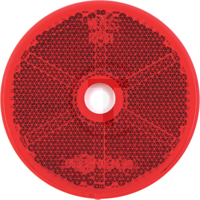 GRANIT Rückstrahler - Farbe: rot, Bohrung-Ø: 5,2 mm, Gesamt-Ø: 61 mm - 300003000, 170165, P040.06, 843, 20.20.06