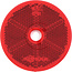 GRANIT Reflector red Ø 61 mm, bore Ø 5,2 mm, screwed | 300003000, 170165, P040.06, 843, 20.20.06