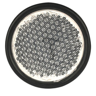 GRANIT Reflector rond wit, Ø 90 mm, boring Ø 5,0 mm, met pen
