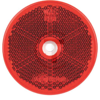 GRANIT Reflector - Kleur: rood, Borings-Ø: 6,0 mm, Totaal-Ø: 60 mm