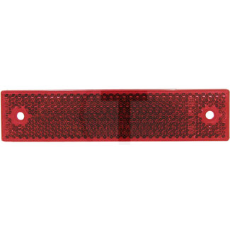 GRANIT Reflectors - Colour: red, Width: 180 mm, Height: 41 mm, Material thickness: 7 mm, Hole Ø: 6.2 mm