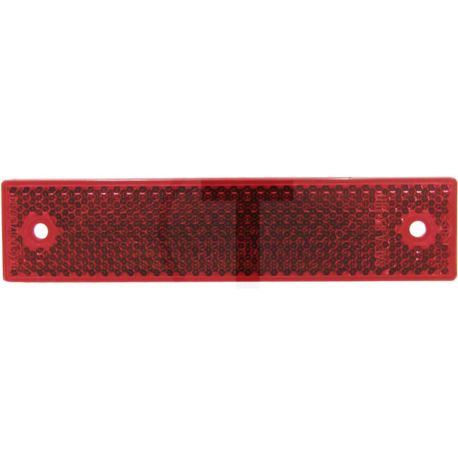 GRANIT Reflectors - Colour: red, Width: 180 mm, Height: 41 mm, Material thickness: 7 mm, Hole Ø: 6.2 mm - 18040
