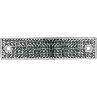 GRANIT Rückstrahler rechteckig weiß 180 x 41 mm, geschraubt