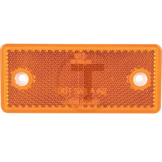 GRANIT Reflector - Kleur: oranje, Breedte: 94 mm, Hoogte: 44 mm, Materiaaldikte: - mm, Borings-Ø: 4,3 mm