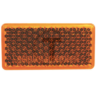 GRANIT Reflector - Kleur: oranje, Breedte: 70 mm, Hoogte: 35 mm, Materiaaldikte: - mm