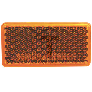 GRANIT Rückstrahler rechteckig orange 70 x 35 mm, verklebt