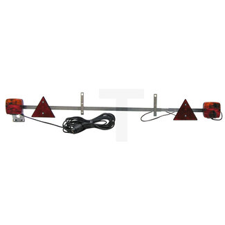 GRANIT Verlichtingsbalk verstelbaar 1,40 - 2,10 m, kabel 7,50 m