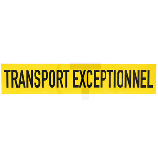 GRANIT Warntafel Transport Exeptionnel Aluminium 1250 x 250 x 2 mm