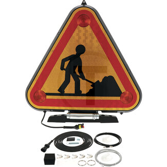 GRANIT Dreieck Triflash LED 700 mm klasse II, Blitzleuchte 12 / 24 V