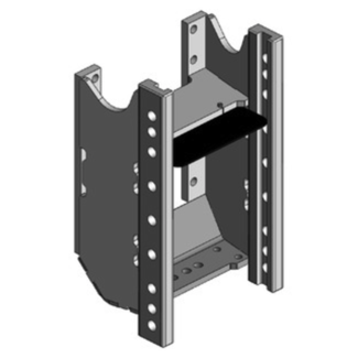 Scharmüller Trekhaakframe 330/25/32, 2500 kg, zwart