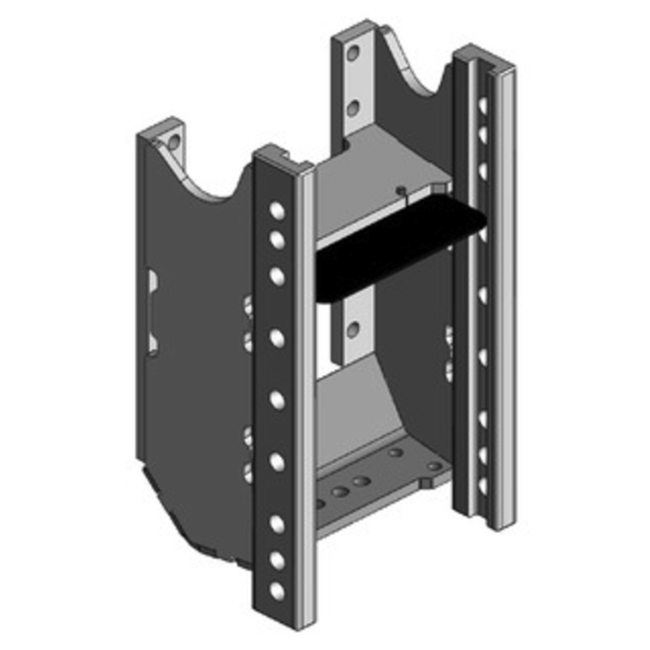Scharmüller Trekhaakframe 330/25/32 - 2500kg - zwart - Case IH, Deutz-Fahr, Doppstadt, New Holland, Same, Steyr, Hürlimann, Terrion, Lamborghini - 77700110031, 00.110.03.1