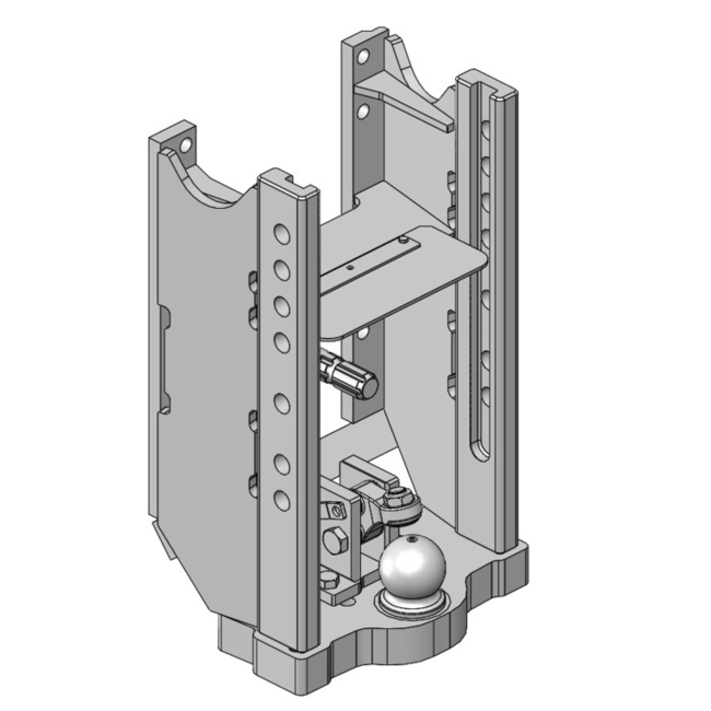 Scharmüller Hitch K80 00.110.84.4-A02 - 330/25/32 - 93,6Kn - 3500 / 4000*kg - Schwarz - 00.110.84.4-A02, 00110844A02