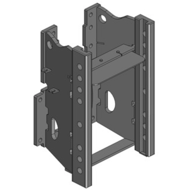 Scharmüller Trekhaakframe 330/25/32 - 3000kg - zwart - Deutz-Fahr DX AgroPrima, Agrostar, AgroXtra, DX-4, DX-6 Steyr 8100 SK-2 - 77700121010, 00.121.01.0-A02
