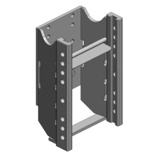 Scharmüller Lagerbock 00.123.02.1-A02 - 330/25/32 - 71,1Kn - 2000kg - Schwarz - 00.123.02.1-A02