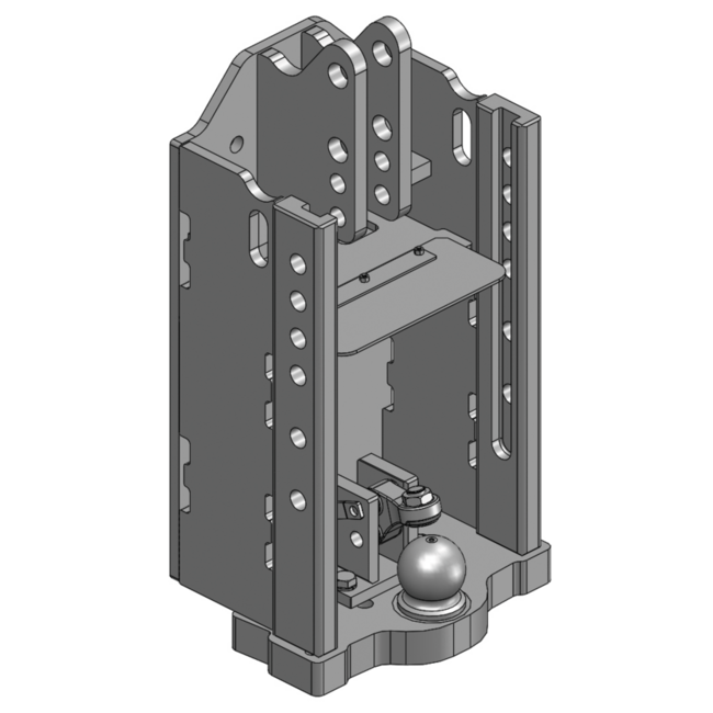 Scharmüller Hitch K80 00.123.80.0-A11 - 330/25/32 - 84,1Kn - 3000kg - AGCO-grey