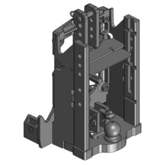 Scharmüller Lagerbock K80 00.218.81.0-A11 - 335/22/30 - 89,3Kn - 4000kg - AGCO-Grau