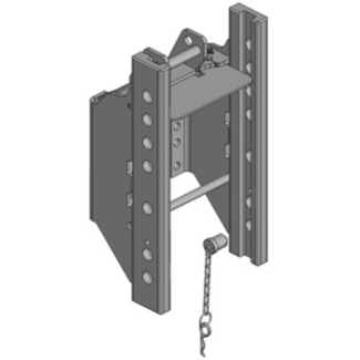 Scharmüller Lagerbock 00.270.00.1-A02 - 255/25/32 - 23,3Kn - 800kg - Schwarz