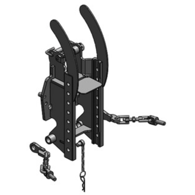 Scharmüller Hitch 00.274.00.0-A02 - 160/16/25 - 23,9Kn - 500kg - black