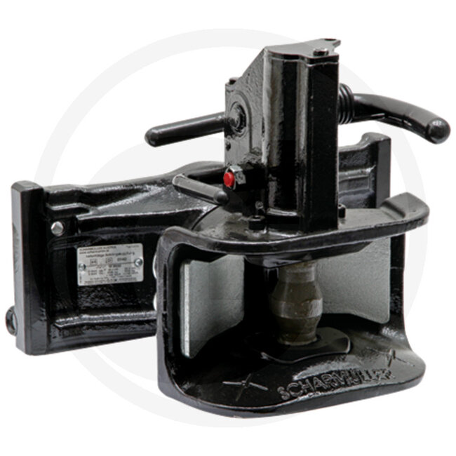 Scharmüller Zugmaul Automatik W325 JSV CH-I (Ø38mm) F1 - 777053253321, 1-32-393-056, 5.3253.321-A02, 05.3253.321-A02, 1-32-393-051, 133700930084, 155700930025 | Schienenbreite: 325 mm | Rastbolzen Ø: 25 mm | Führungsbreite: 26 mm | Kuppelbolzen: 38 mm | Stützlast: 25