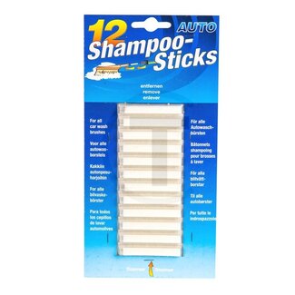 WEYER Shampoo-Sticks für Pkwwaschbürsten - 12 Stück