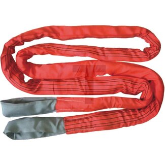 GRANIT Sleepkabel 35 ton, 350 kN, 6 m, rood, 2 lussen
