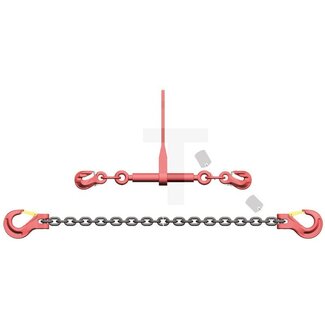 Pewag Ratelspanner tweedelig Ø 8 mm | 3000 mm | 4000 daN | 145 mm