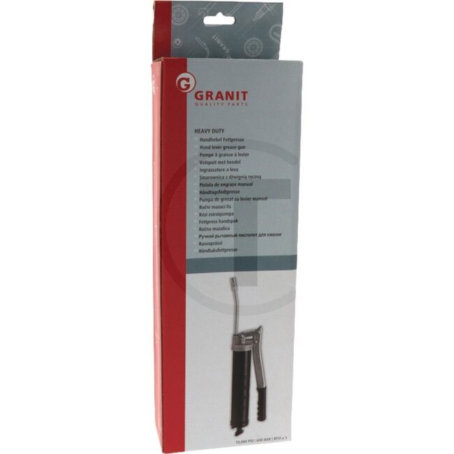 GRANIT Vetspuit professioneel 690 bar, M10 x 1 mm, 500 cm³
