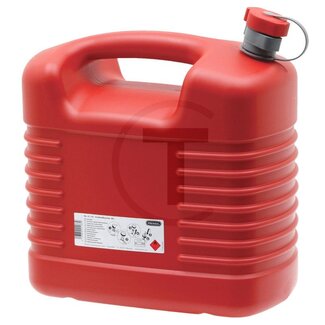 Pressol Brandstof jerrycan - 10L, rood, kunststof - voor benzine en diesel